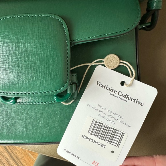 Gucci Horsebit 1955 Small Green Leather Crossbody Bag - Picture 9 of 13